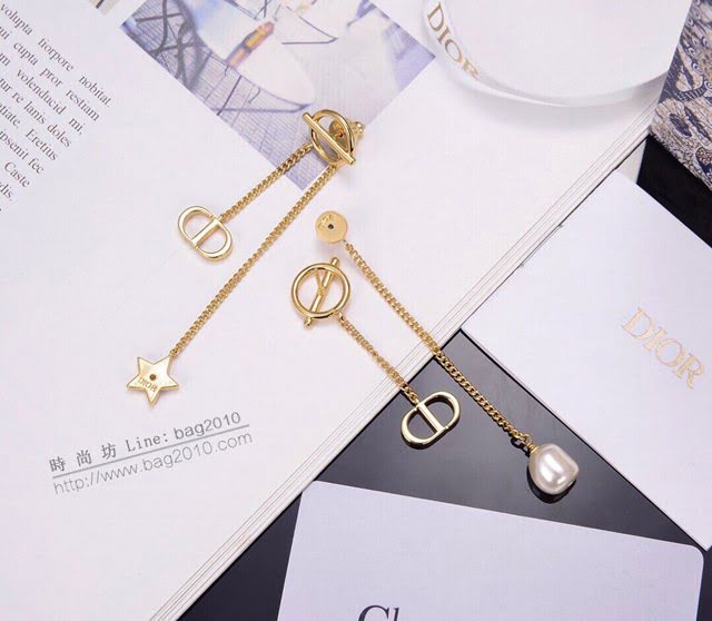 Dior飾品 迪奧2020新款JADIOR迪奧五角星流蘇耳釘耳釘  zgd1355